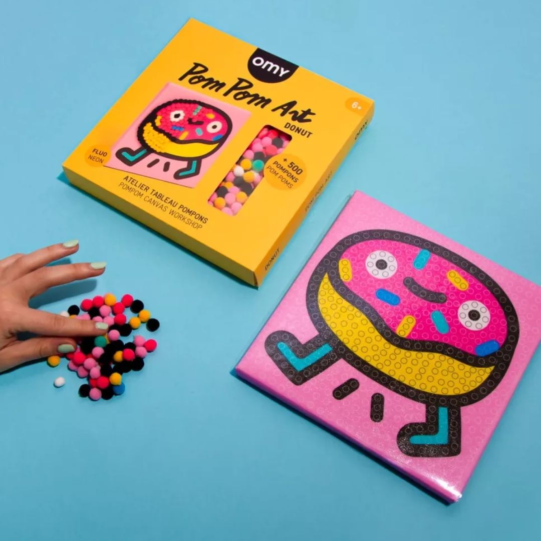 OMY Pom Pom Art 'Donut'