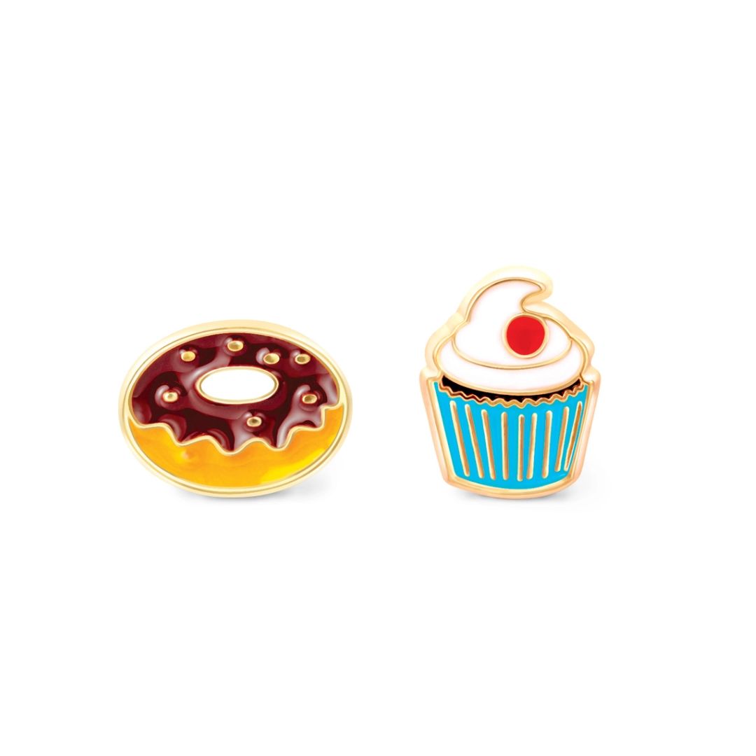 Ohrstecker für Kinder 'Donut und Cupcake'