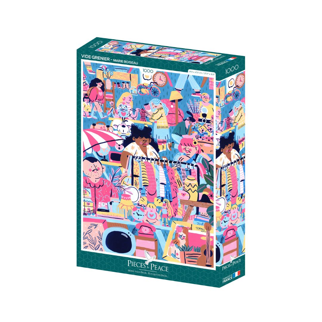 puzzle aufbewahrung 1000 teile Puzzle 1000 Teile 'Garage Sale' – suebidou