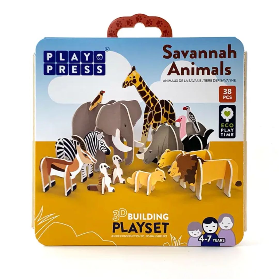 Spielset 'Savannen Tiere' Konstruktionsspiel