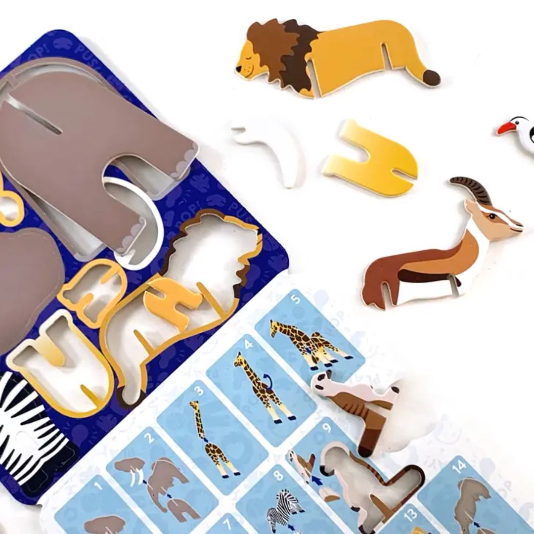 Spielset 'Savannen Tiere' Konstruktionsspiel