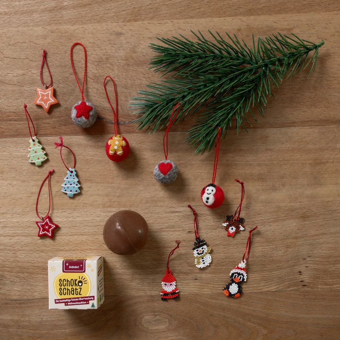 Schokokugel mit Überraschung 'Weihnachts-Edition'
