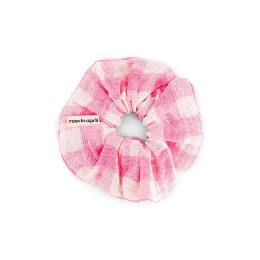 Scrunchie 'Chouchou Vichy Neonrosa'