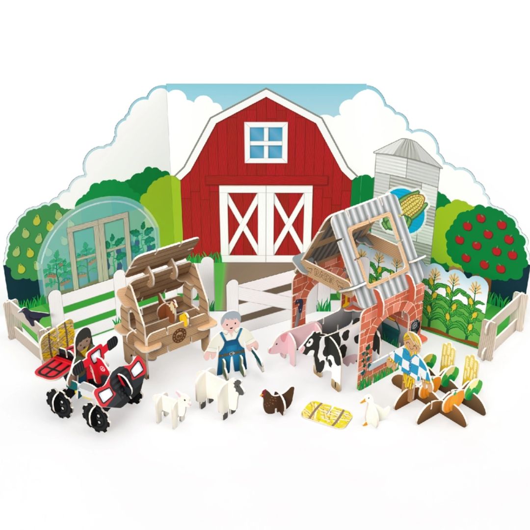 Spielset 'Bauernhof' Konstruktionsset 3d Bauset