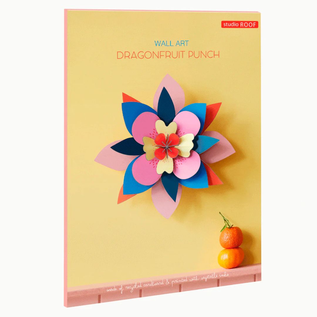Studio Roof | Flower Wall Art - Dragonfruit Punch