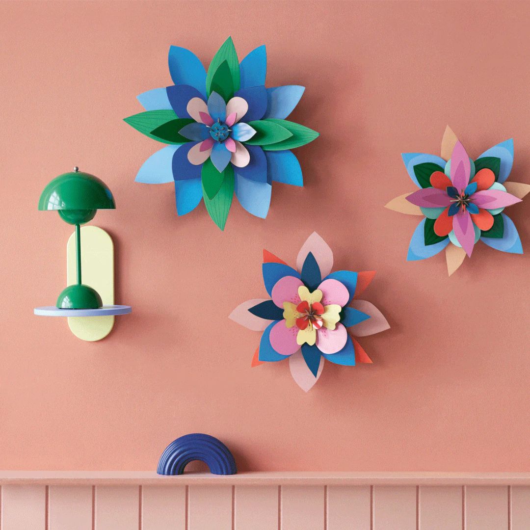 Studio Roof | Flower Wall Art - Dragonfruit Punch