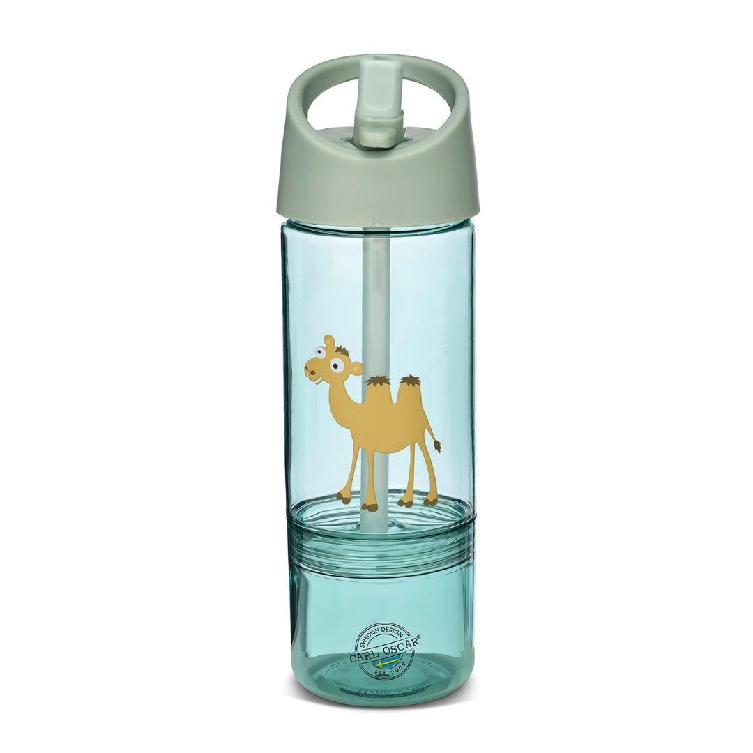 Wasserflasche 2 in 1 Tritan Renew 'Kamel' mintgrün