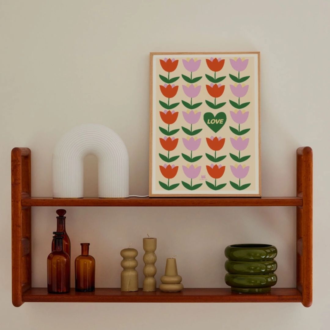 Kunstdruck A3-Poster 'Flower Power' 30x40