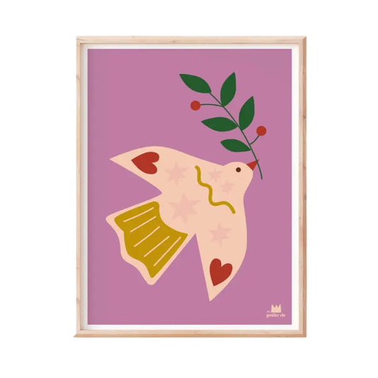 Kunstdruck A3-Poster 'Vogel' 30x40