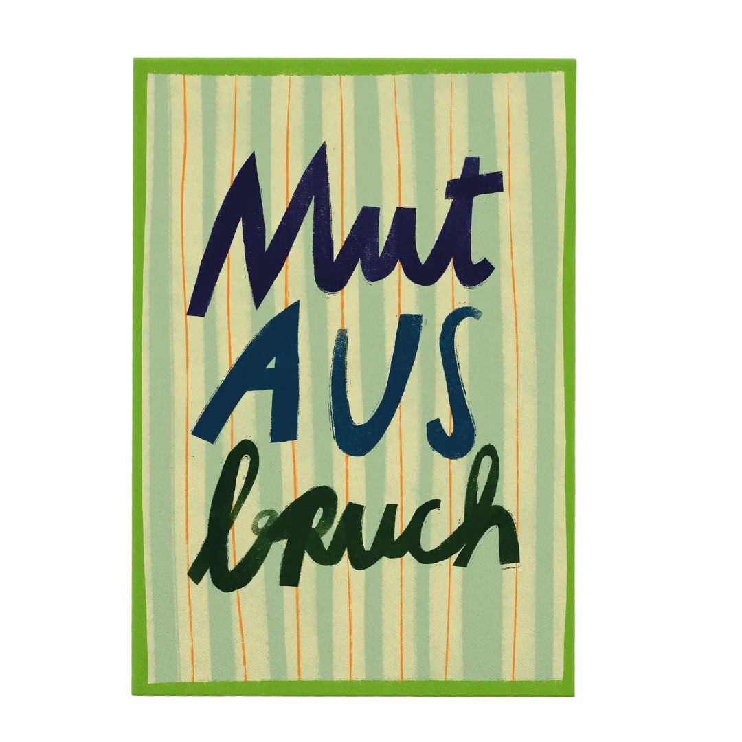 Kunstdruck Print A4 'Mutausbruch'