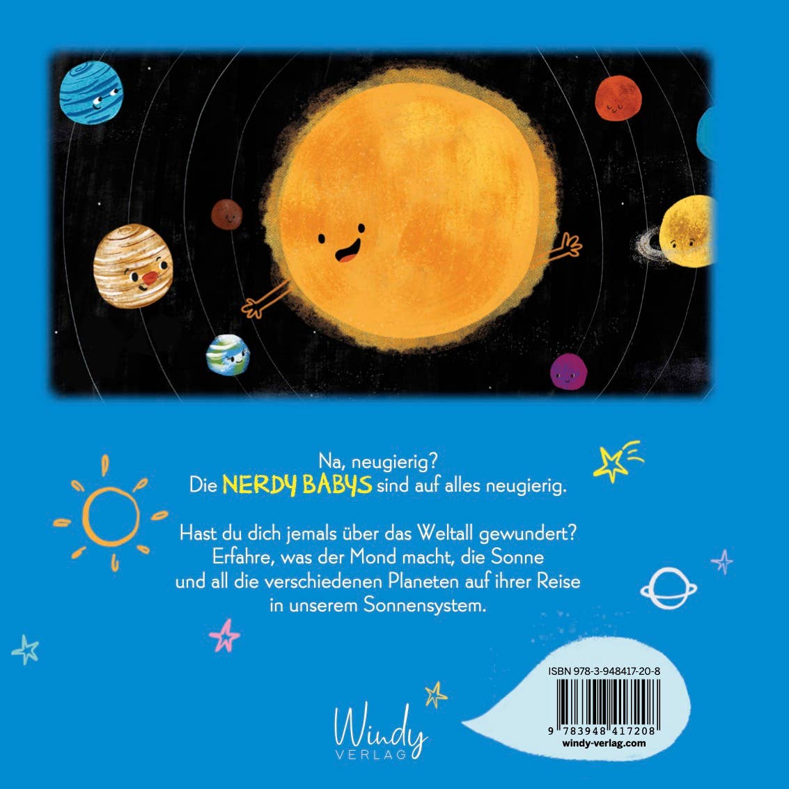 Kinderbuch Nerdy Babys 'Weltall'
