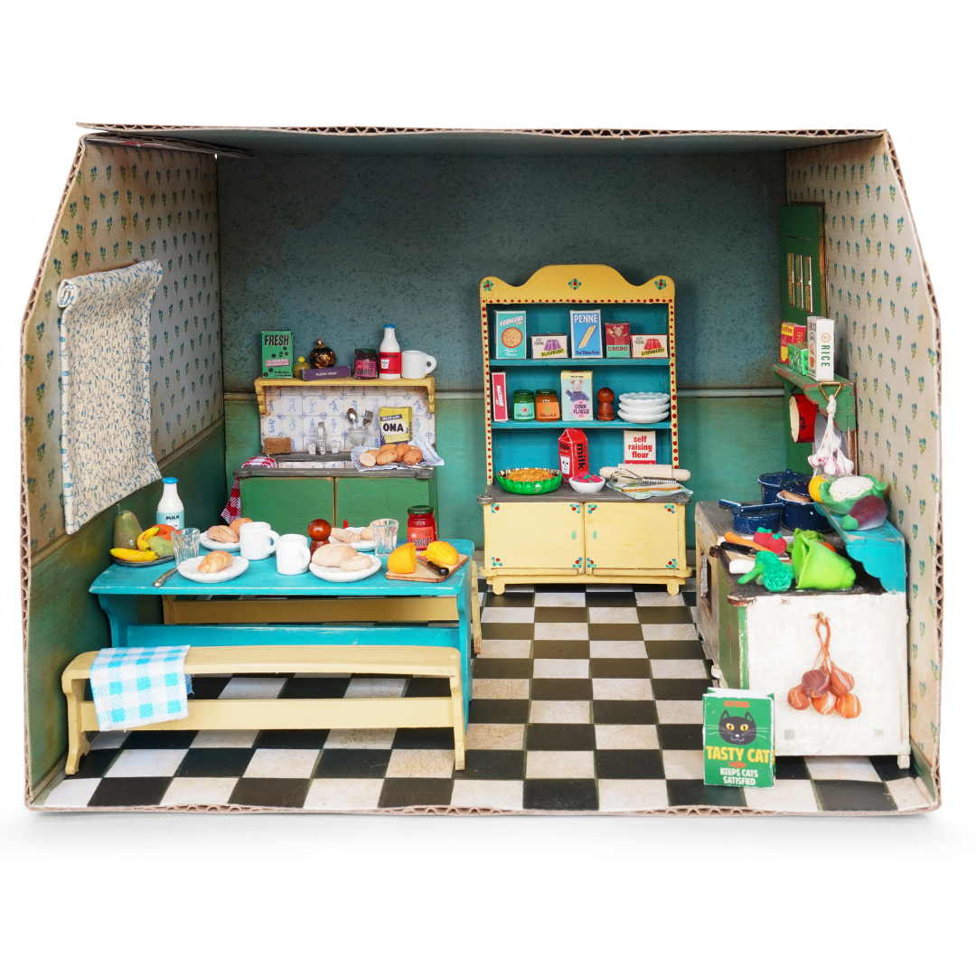 Puppenhaus zum Selbermachen — Küche