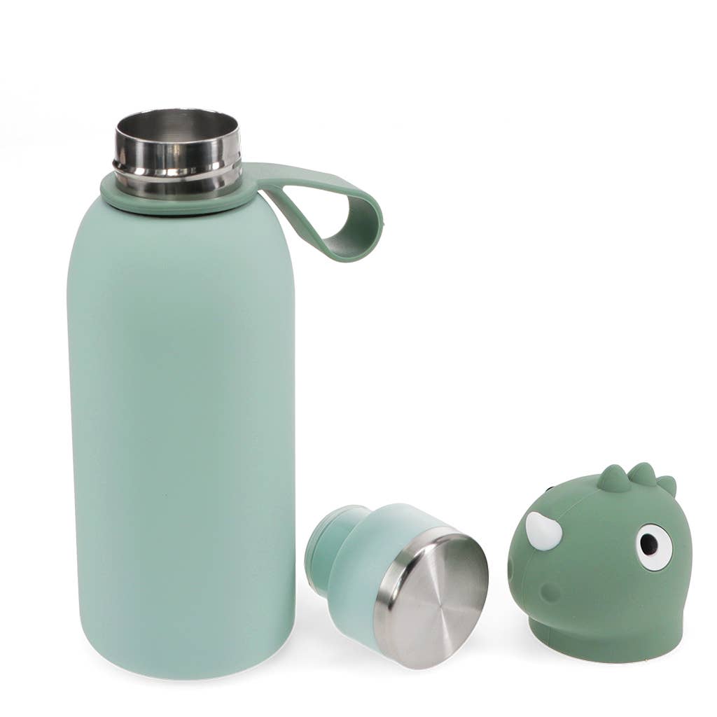 Kinder-Trinkflasche mit Tierkopf 350 ml – Dinosaurier