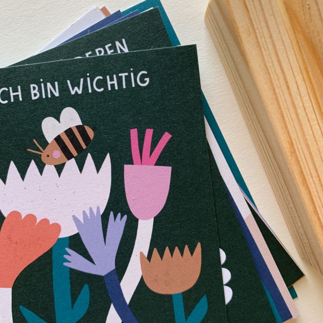 Set Mutmachkarten für Kids *2 mit Ständer