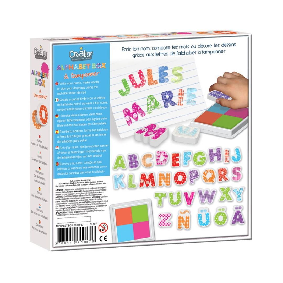 Stempel Set 'Alphabet Kasten'