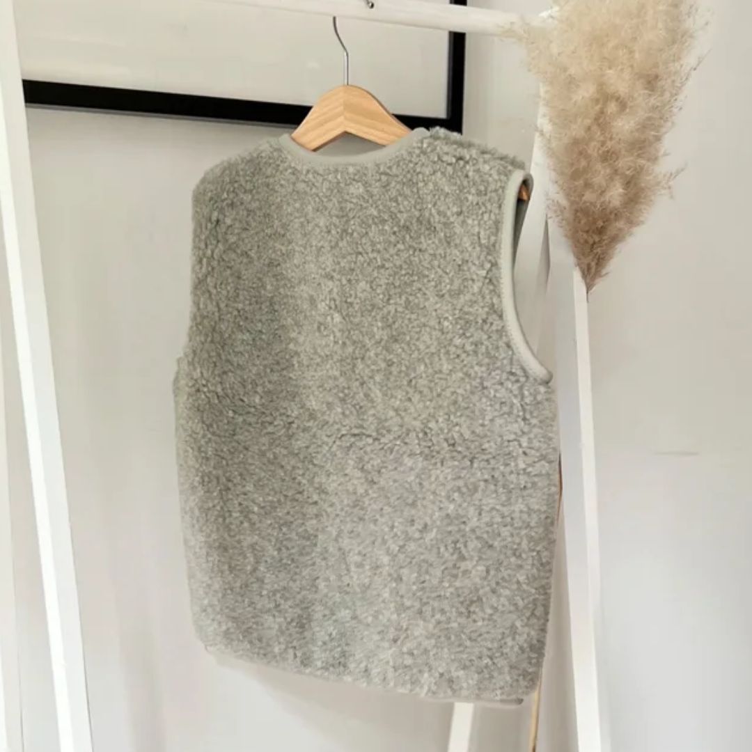 Damen Weste 'TYB' silbergrau