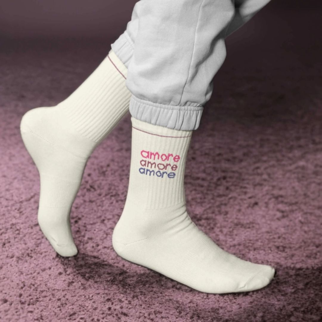 Tennis Socken für Erwachsene 'Amore Amore'