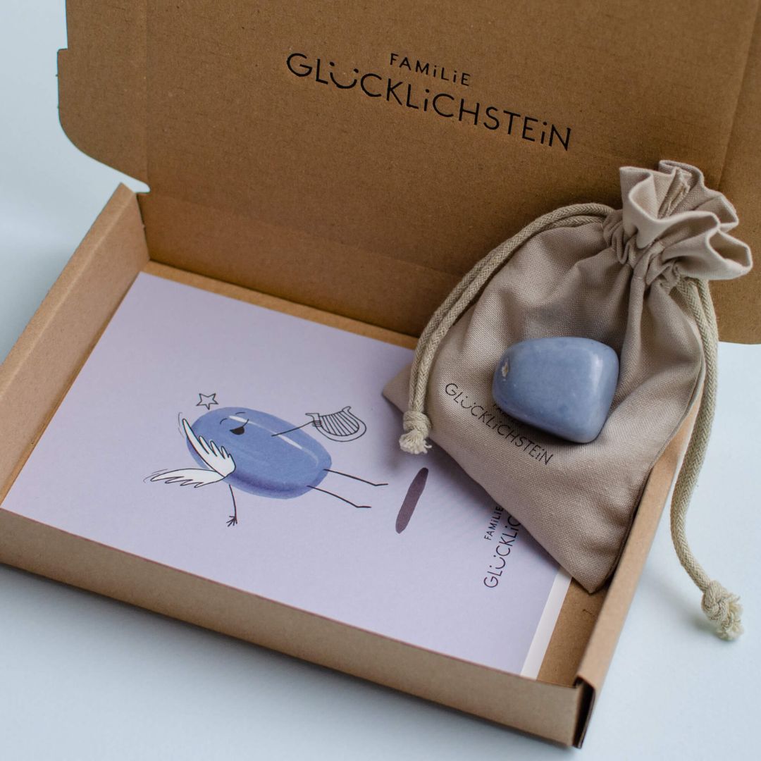 Glücklichstein Angelit *Engelsverbindung*