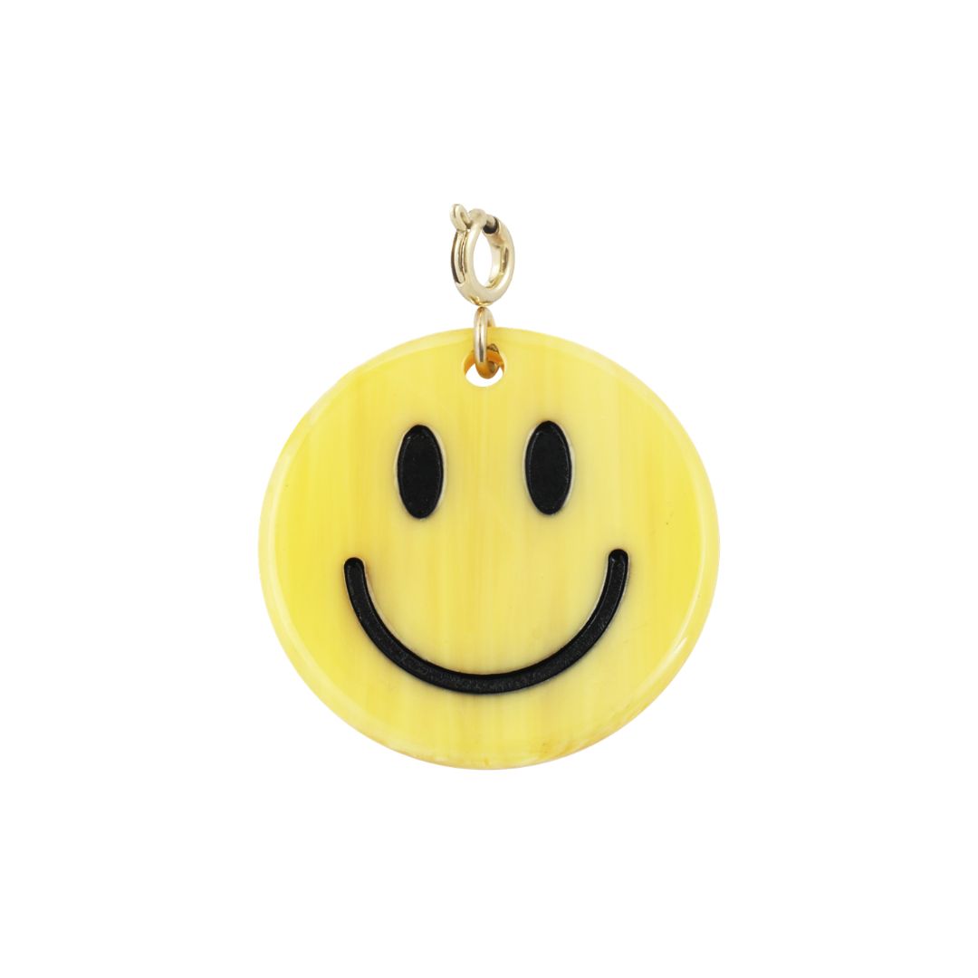 Anhänger Smiley gelb gold