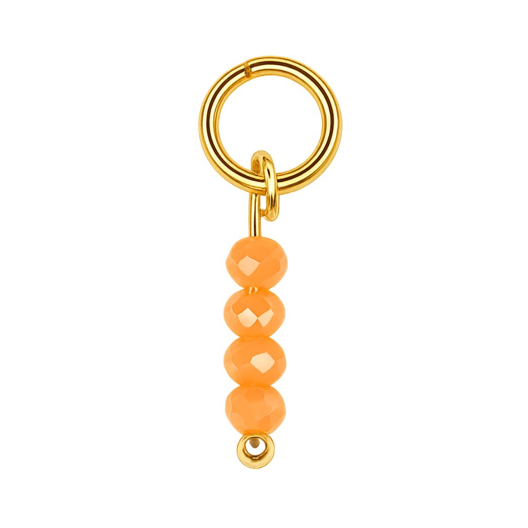 Anhänger Facette orange