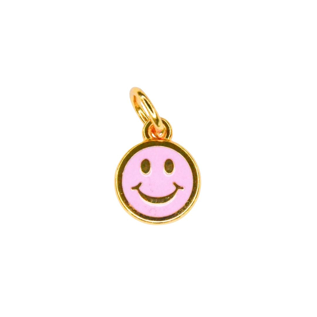 Anhänger Smiley rosa