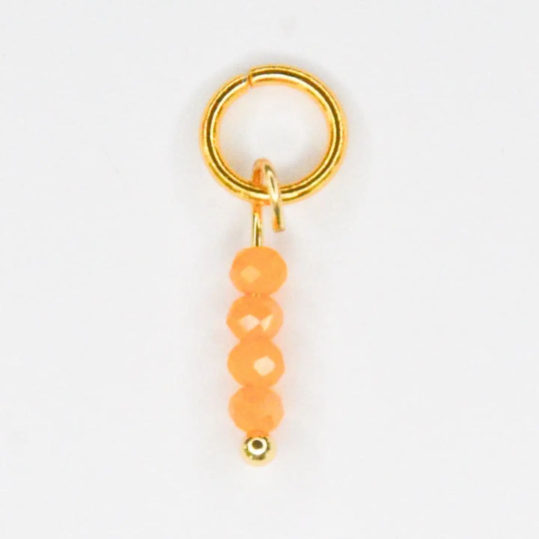 Anhänger Facette orange