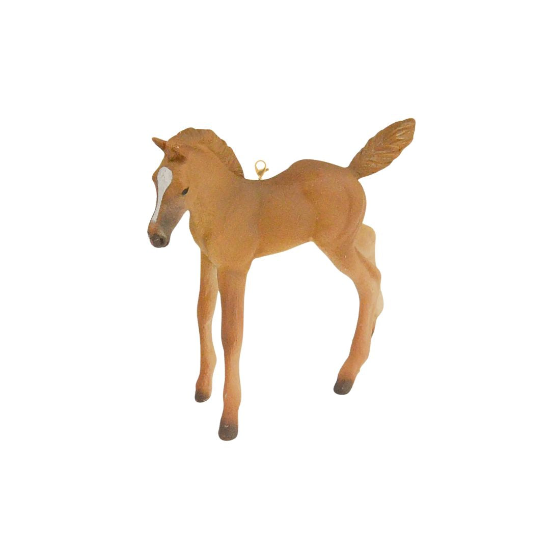 Anhänger Pferd braun