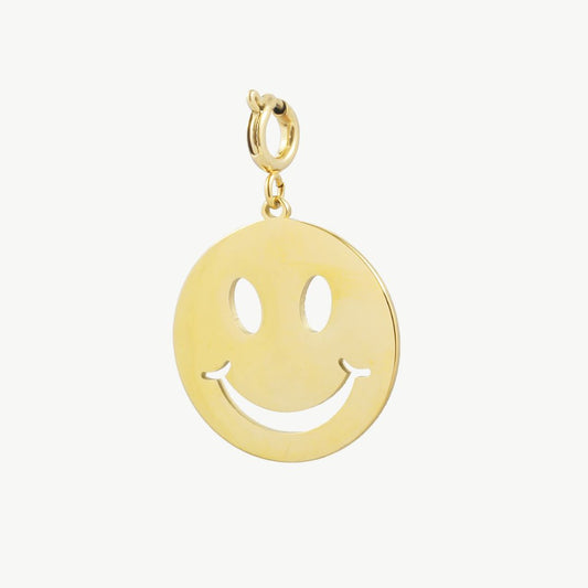 Anhänger Smiley gold