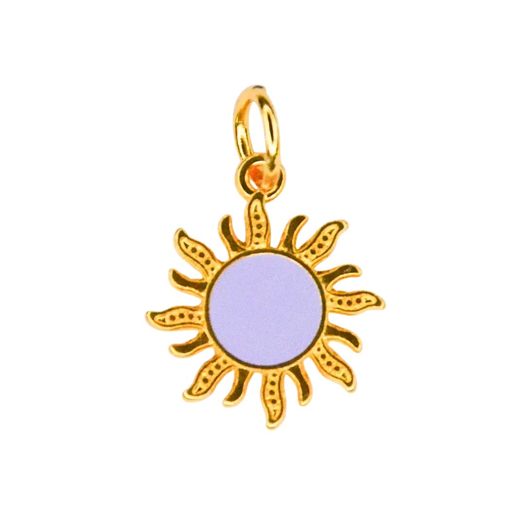 Anhänger Sonne lila