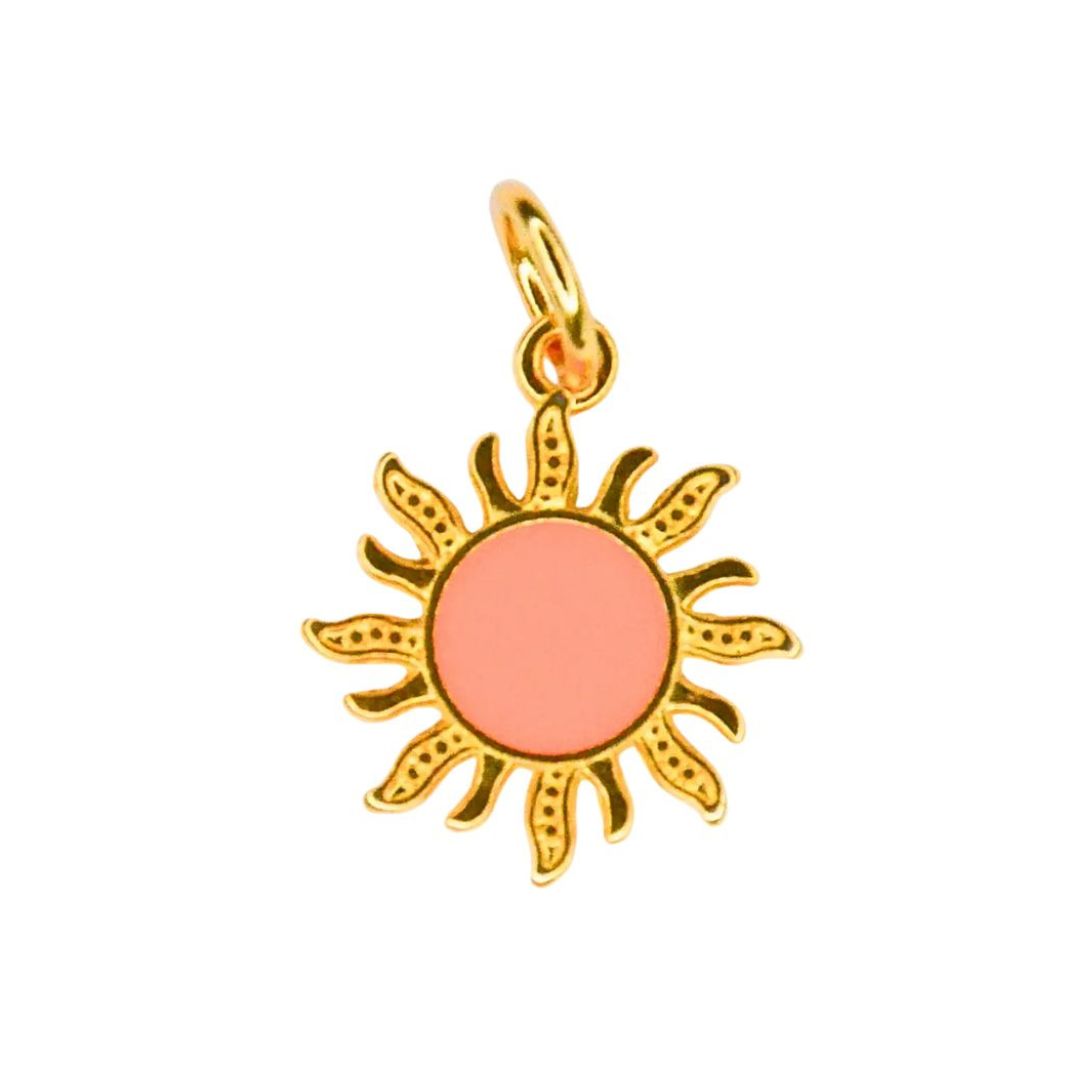 Anhänger Sonne orange