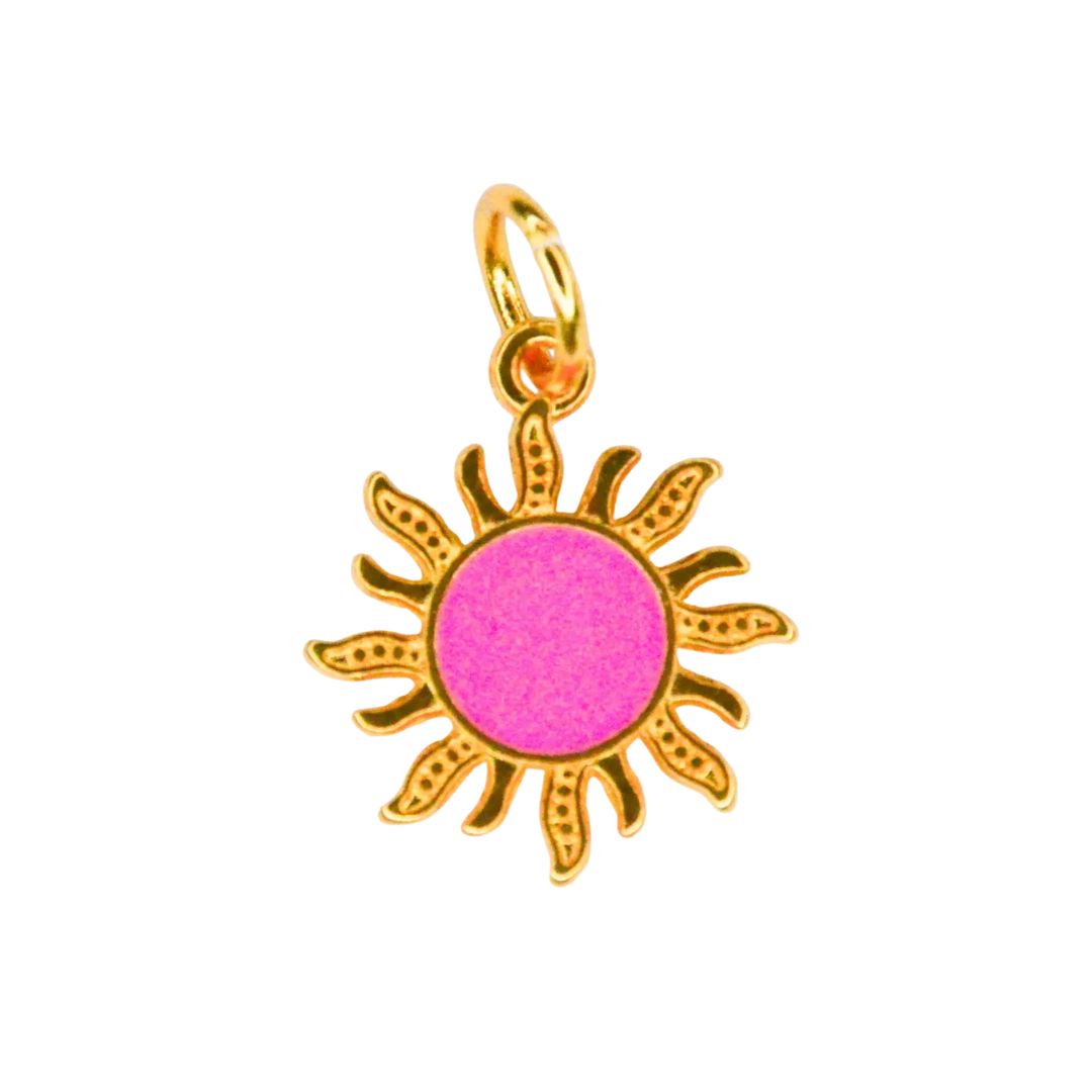 Anhänger Sonne rosa