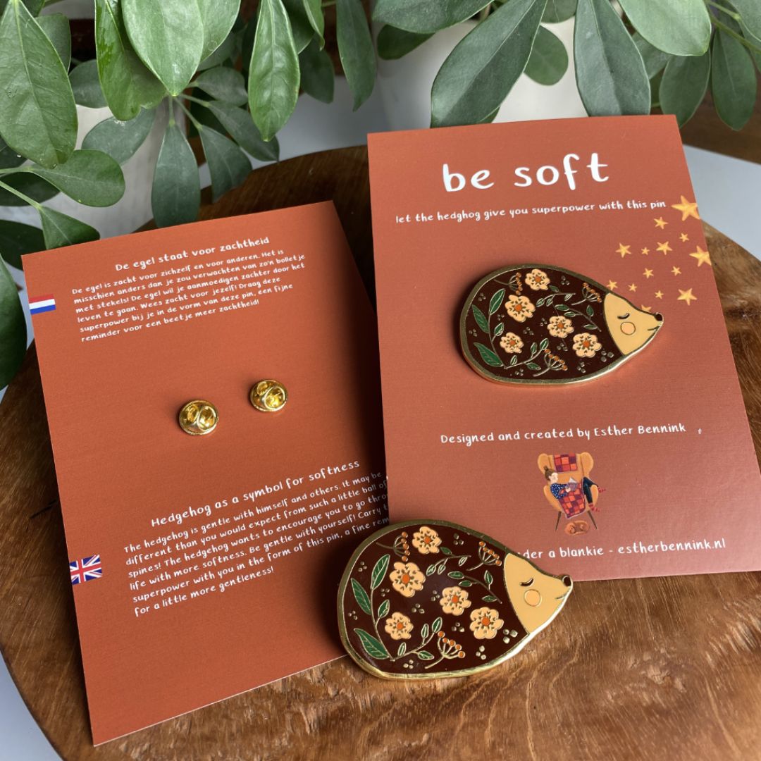 Igel Pin "Be soft"