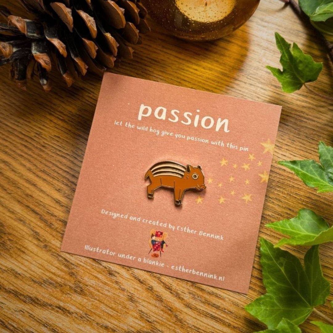 Ansteckpin mit verschiedenen Bedeutungen