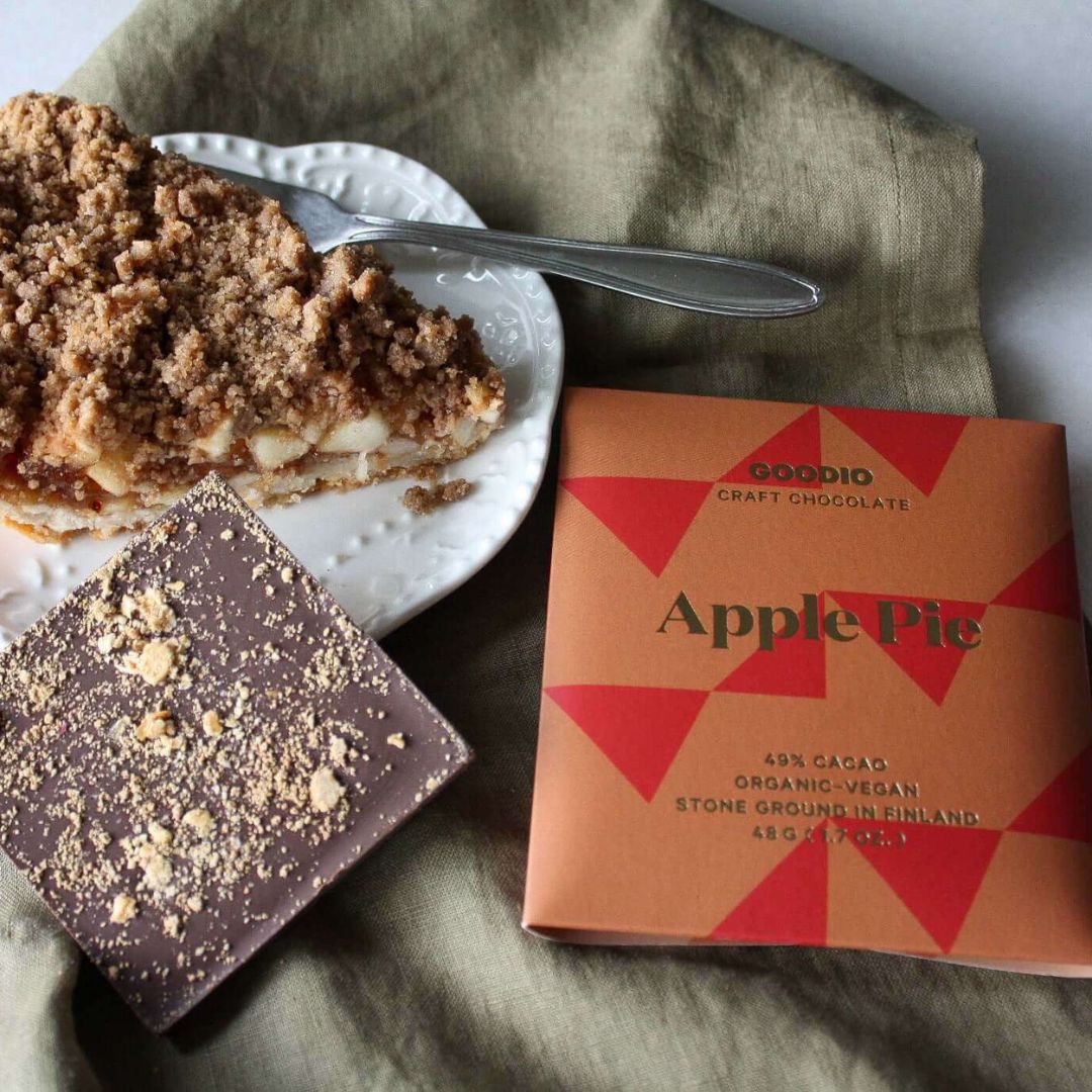 Apfelkuchen-Schokolade 49% 'Apple Pie'