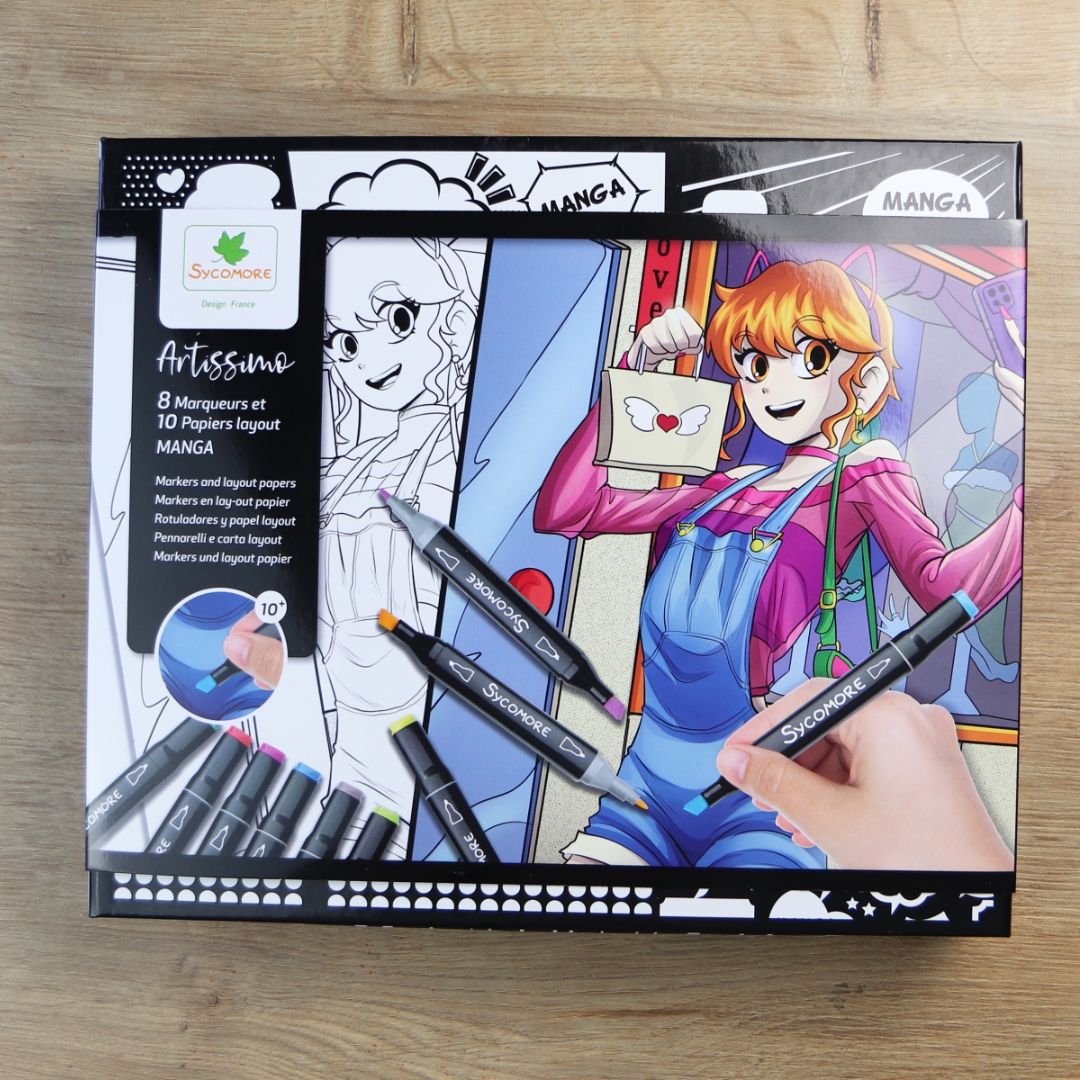 Artist Manga Kunst Zeichenset 'Superheldinnen'