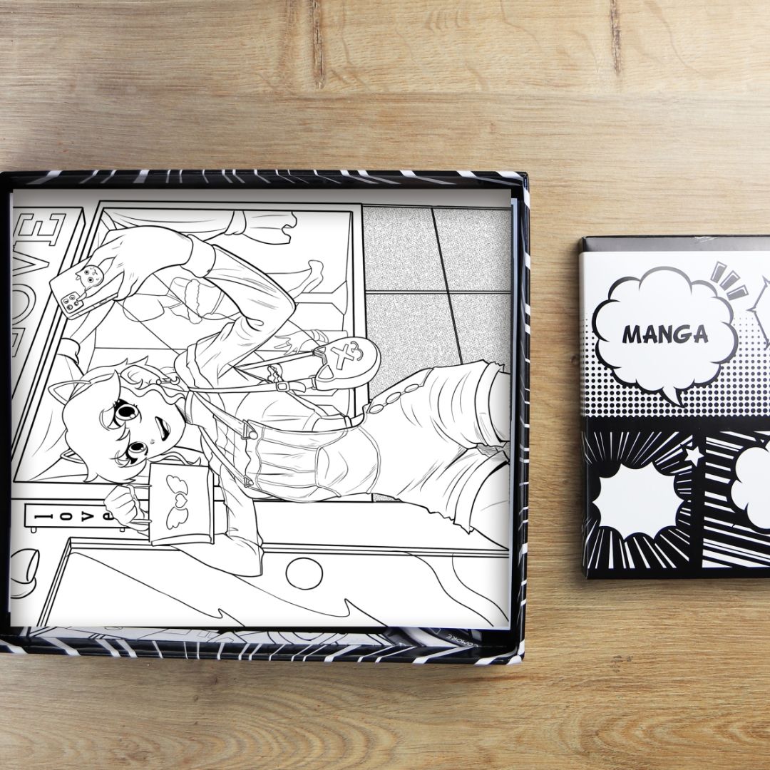 Artist Manga Kunst Zeichenset 'Superheldinnen'