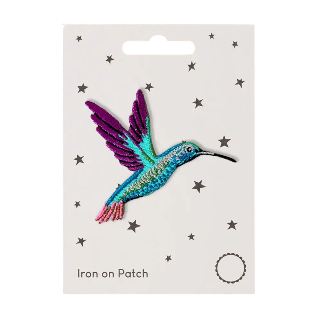 Aufnäher zum Aufbügeln 'Kolibri'