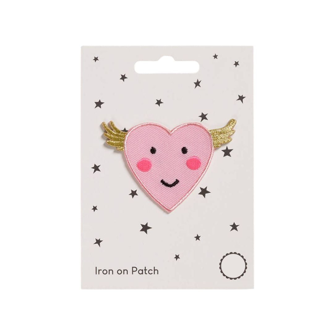 Aufnäher zum Aufbügeln 'fliegendes Herz'