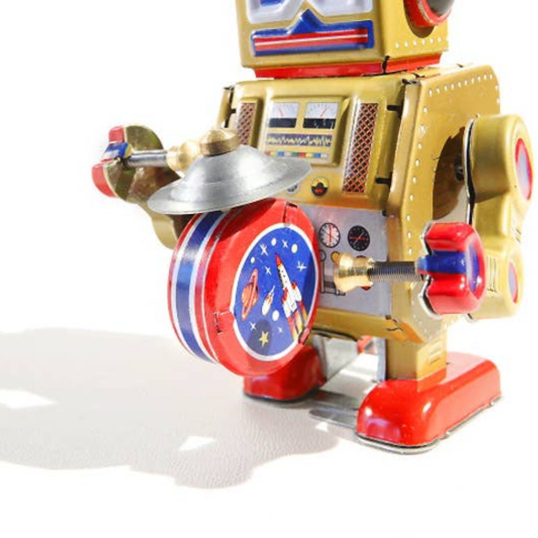 Aufziehspielzeug Roboter 'Big Band'