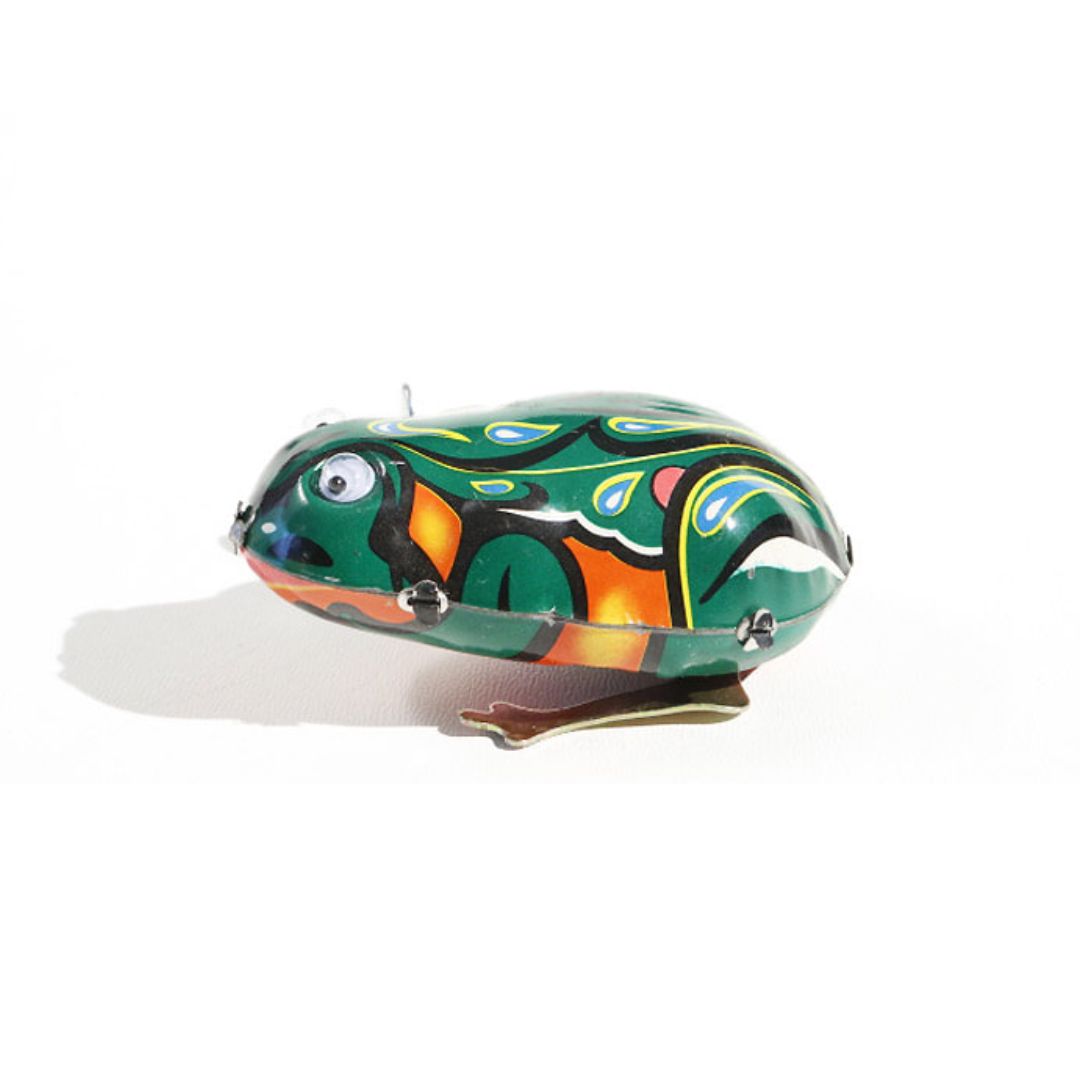 Aufziehspielzeug 'Frosch mit Augen'