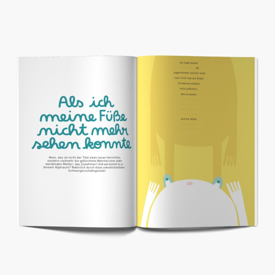 Ausfüllbuch: 9 Monate bis du da bist Erinnerungsbuch