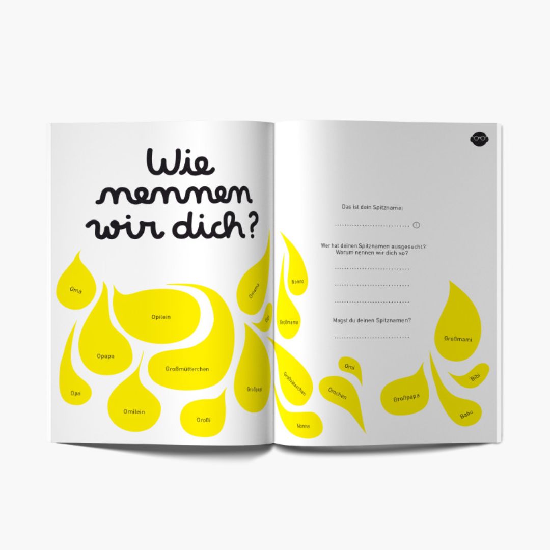 Ausfüllbuch: Opa oder Oma und Ich Erinnerungsbuch