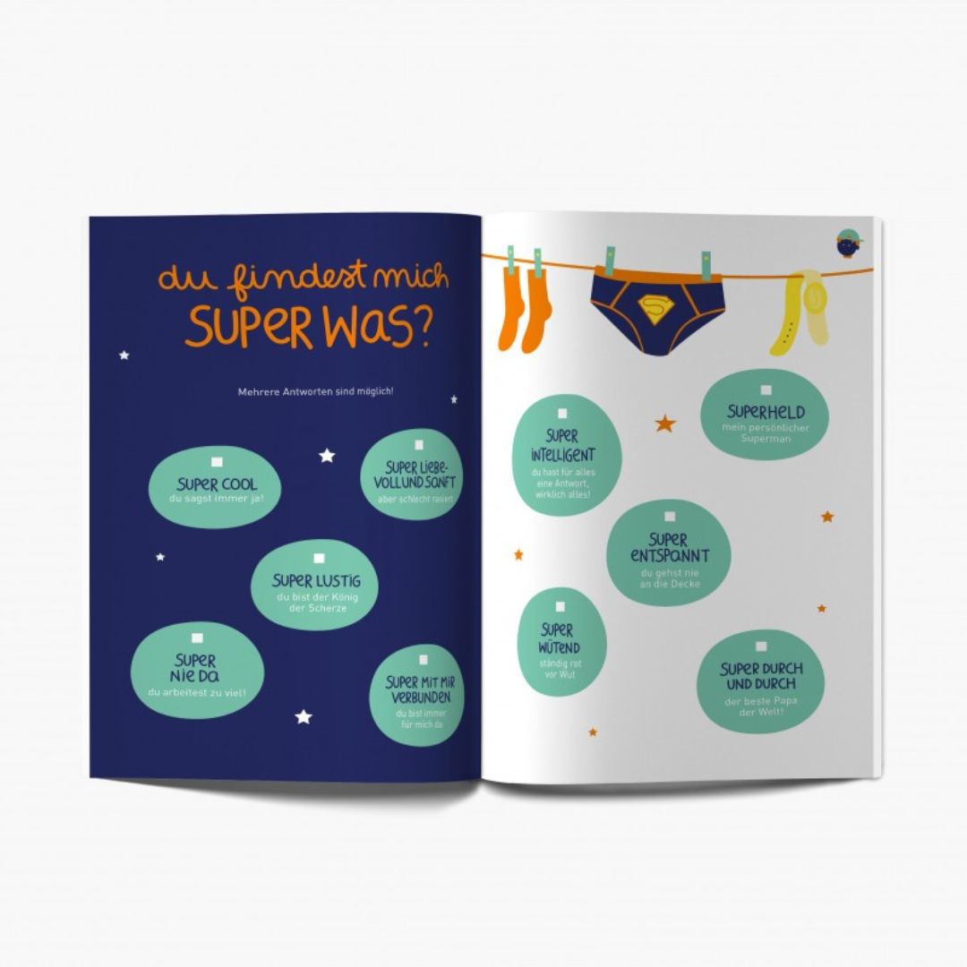 Ausfüllbuch: Wie der Vater so der Sohn Erinnerungsbuch