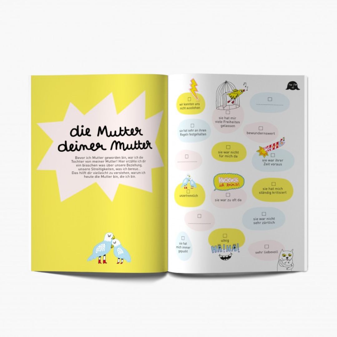 Ausfüllbuch: Wie die Mutter so die Tochter Erinnerungsbuch