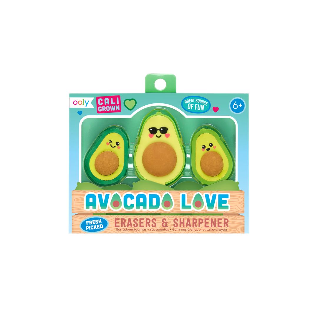 Avocado Love Radiergummi und Anspitzer