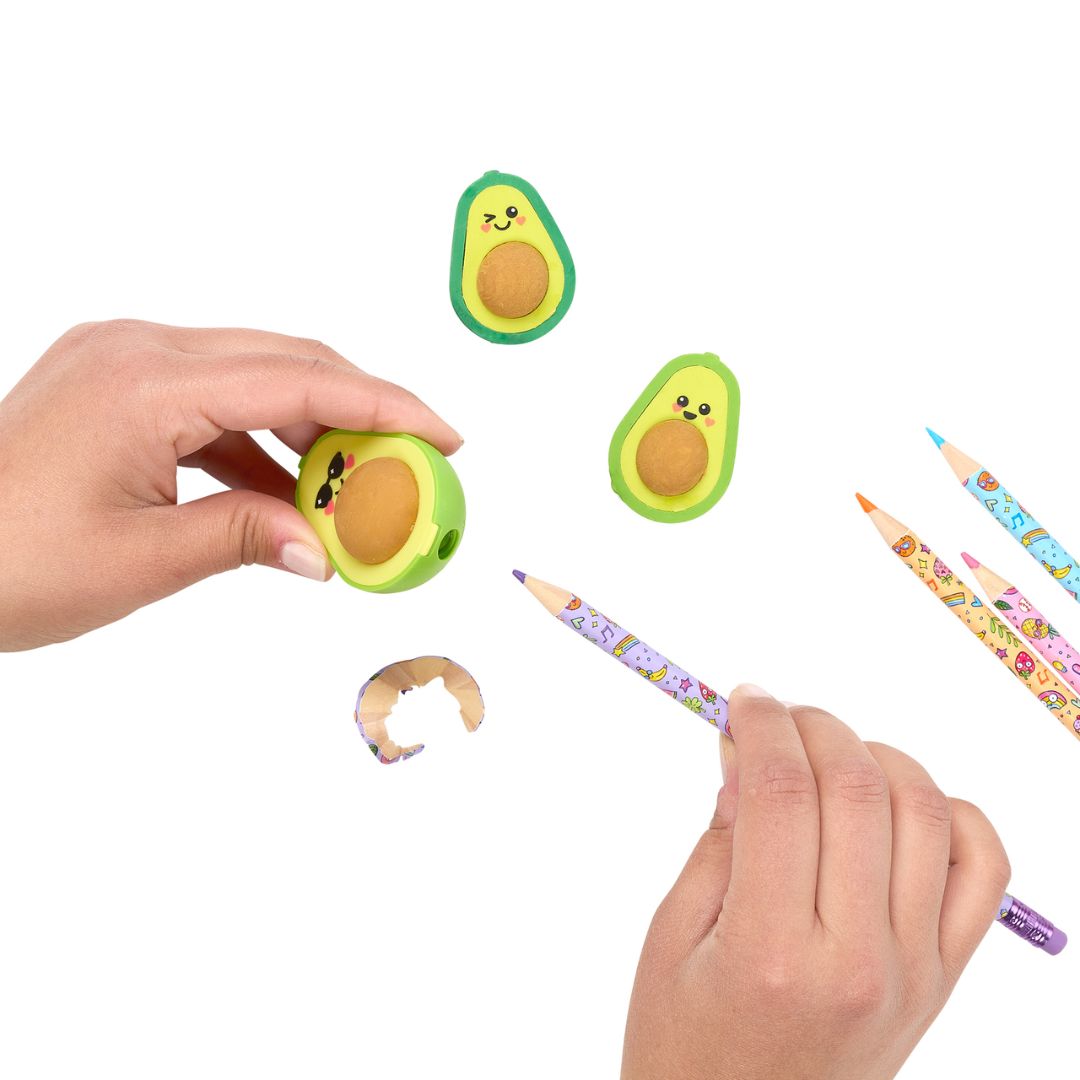 Avocado Love Radiergummi und Anspitzer