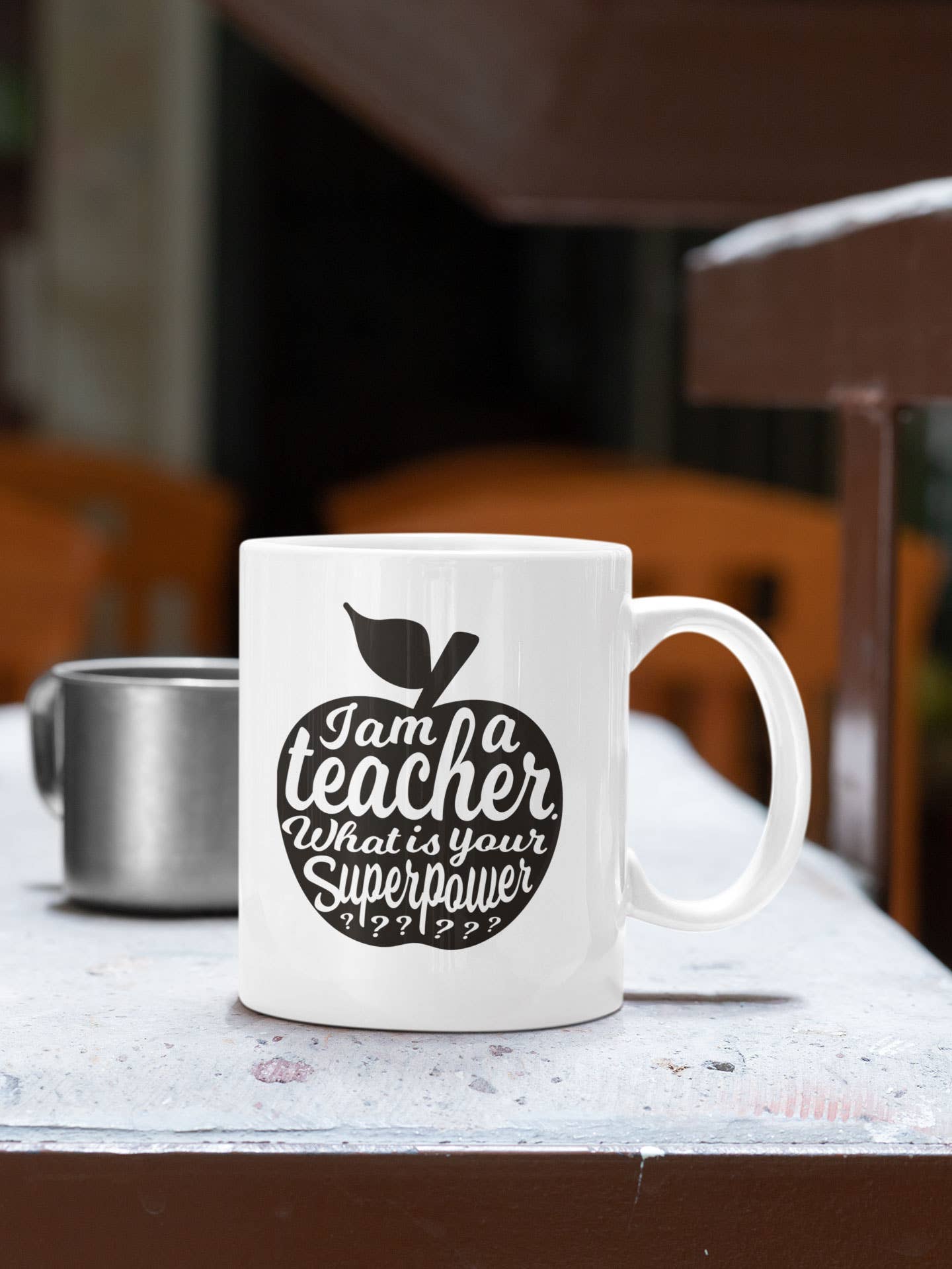 Geschenk für Lehrer – Tasse „I am a Teacher“ schwarz