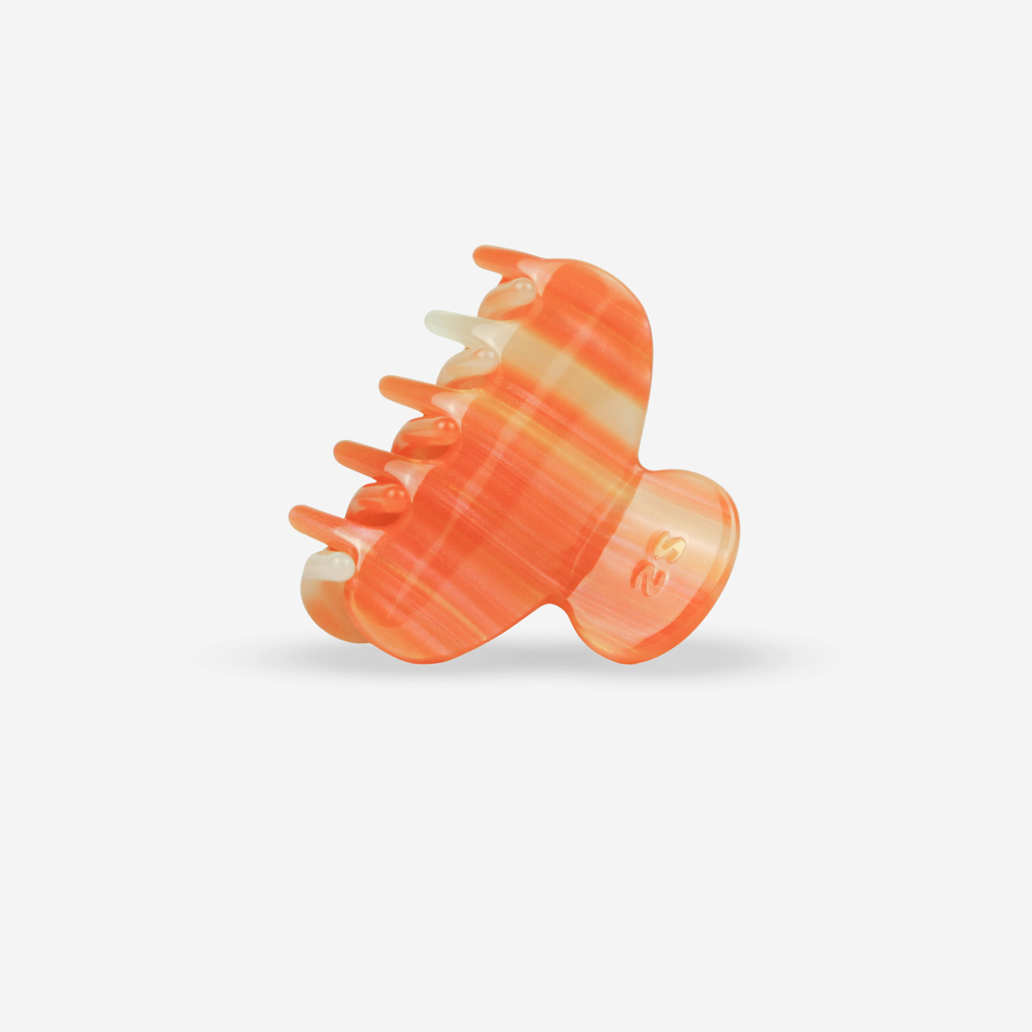 Damen Haarklammer 'Crop Orange Glow'