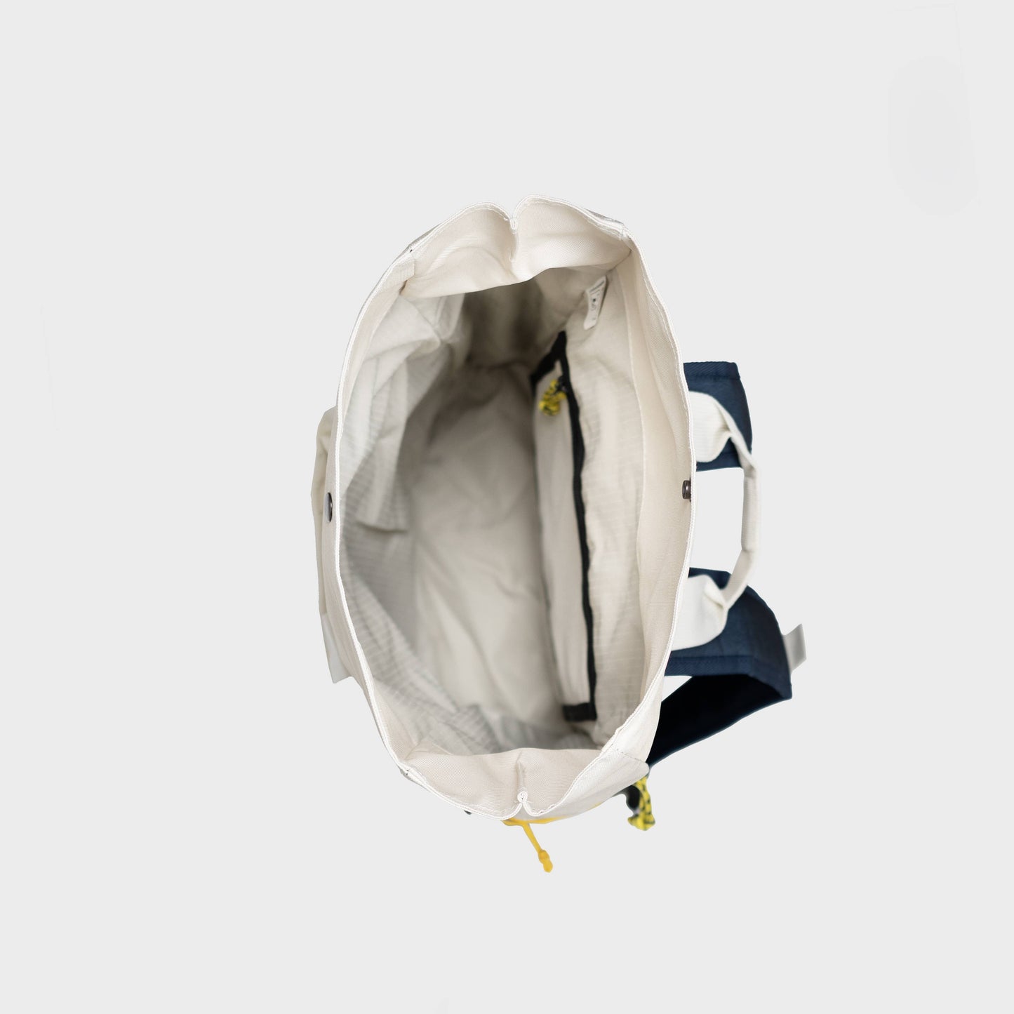 Rolltop-Rucksack mehrfarbig elfenbein/marineblau