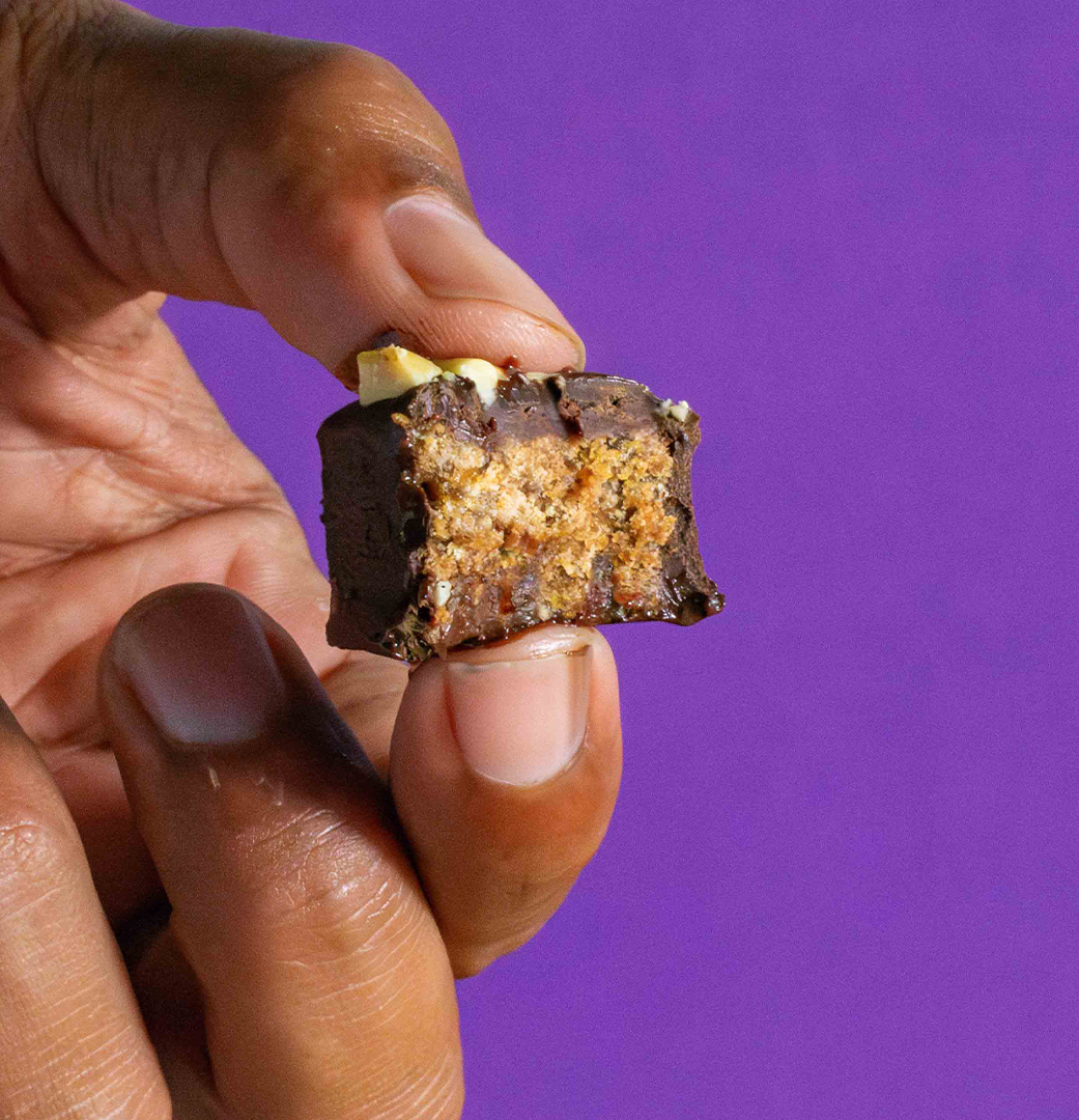 Schokoriegel 'Erdnuss - best date you'll ever have' dunkle Schokolade